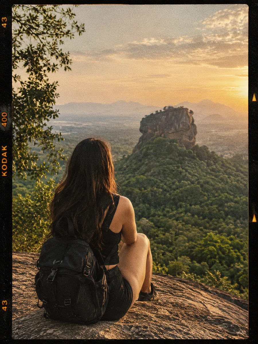 Aussicht am Pidurangala-Felsen